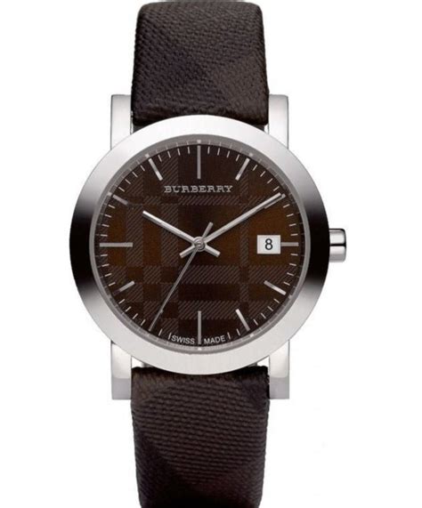 Burberry “The City” Smoked Check Brown BU1775 Watch 